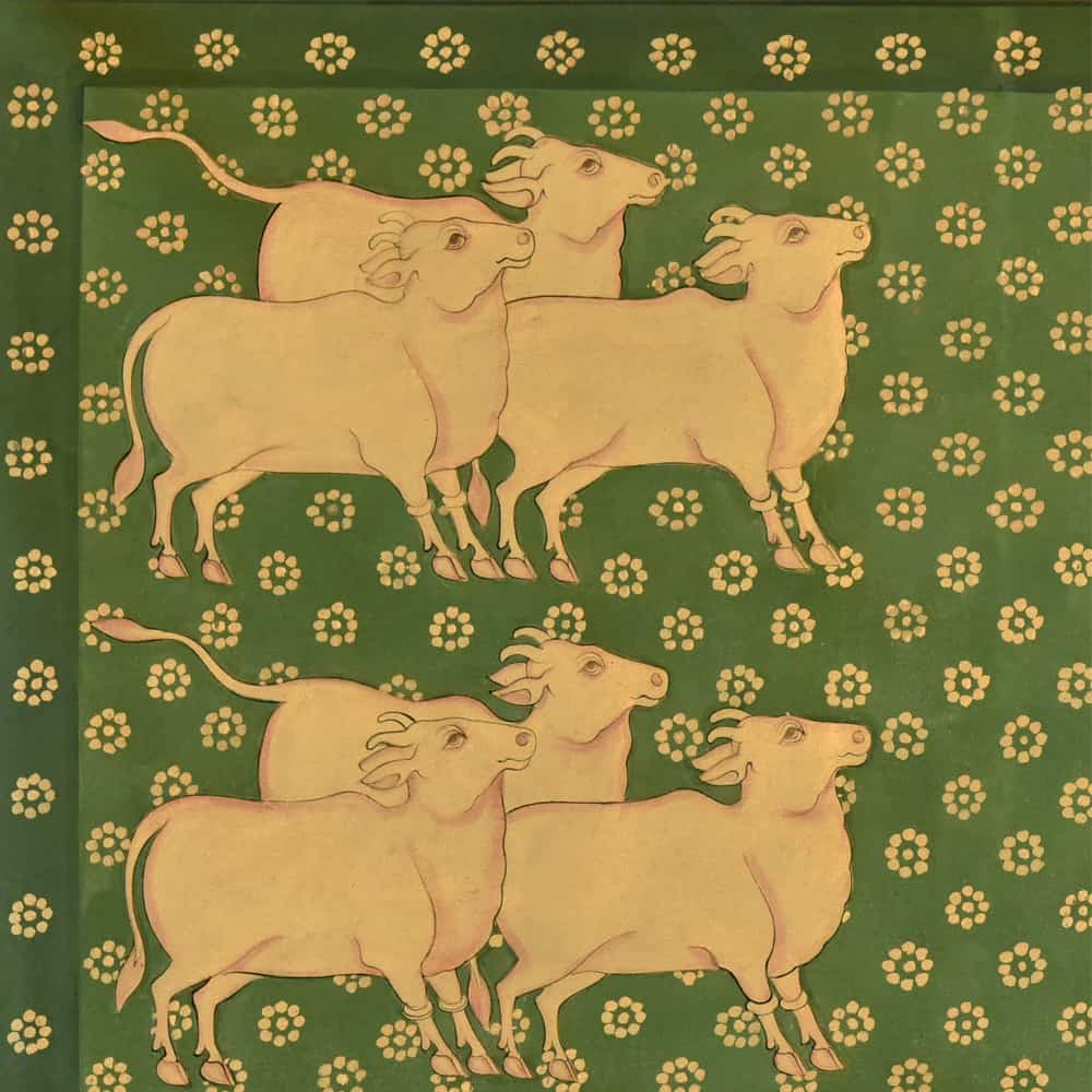 Golden Cows Pichwai