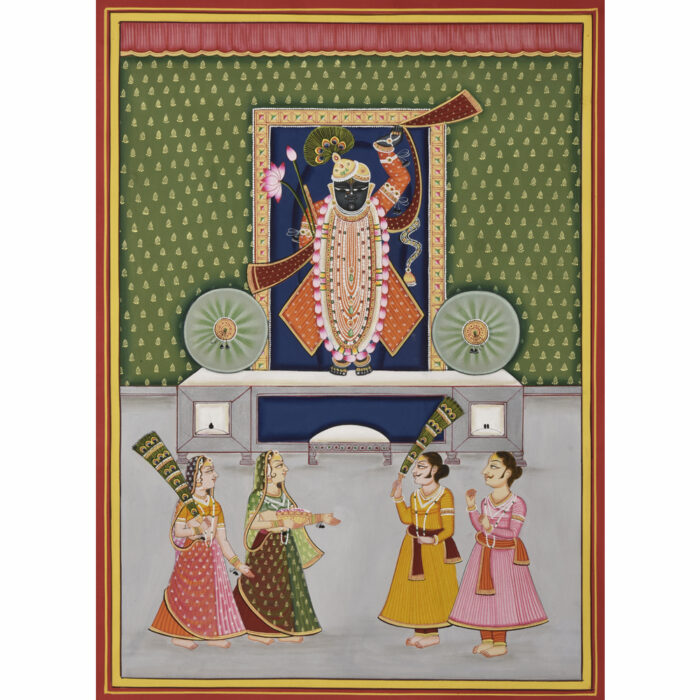 Miniature Shrinath Ji Swaroop – 5 Divine Art