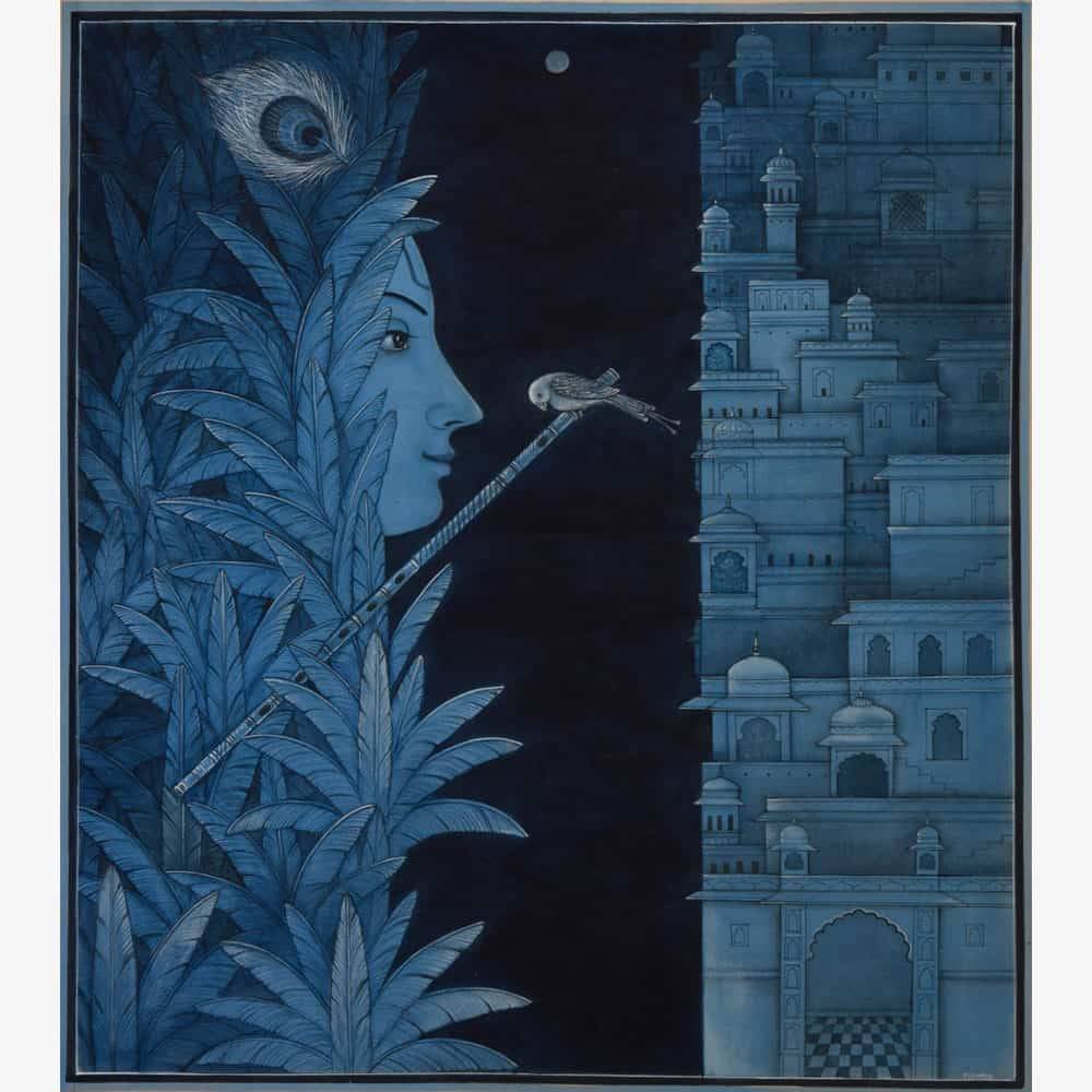 Experience Bliss with Nathdwara Pichwai Painting Art Nathdwara Pichwai Painting Art Crafted on Cloth