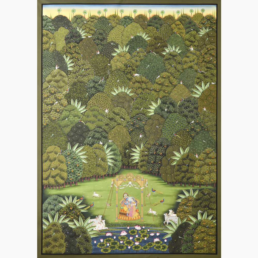 Van Vaibhav – 6 Krishna and Radha in romantic forest scene