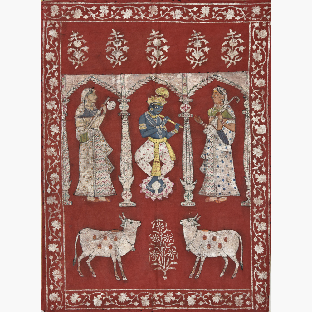 Divine Melody - Krishna flute and Sakhis musical joy