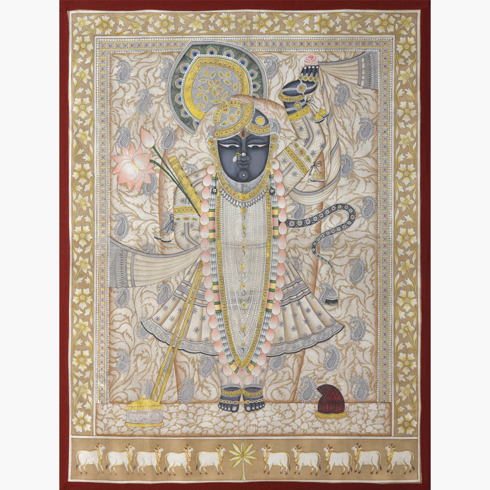 Shrinathji: Darshan of the Lotus - lotus in hand