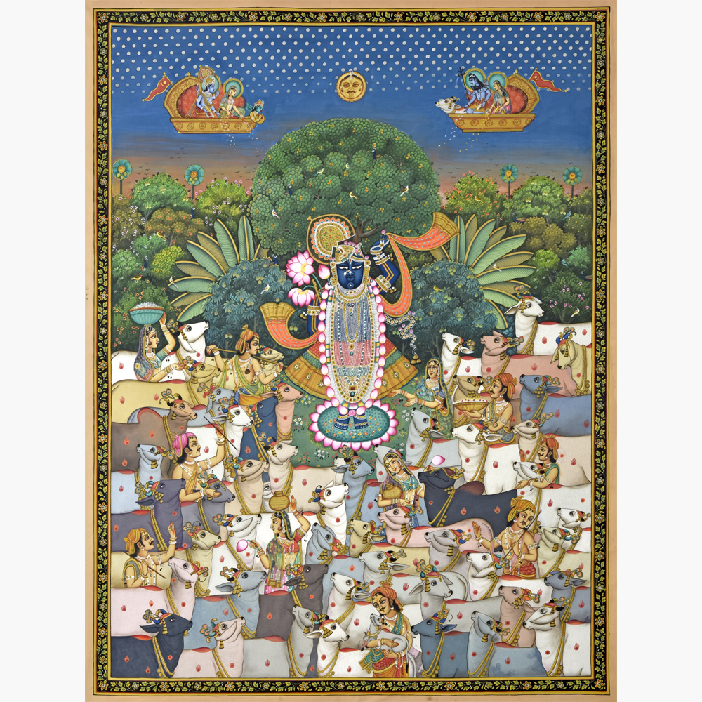 Gopashtami Pichwai – Sacred Devotion Art