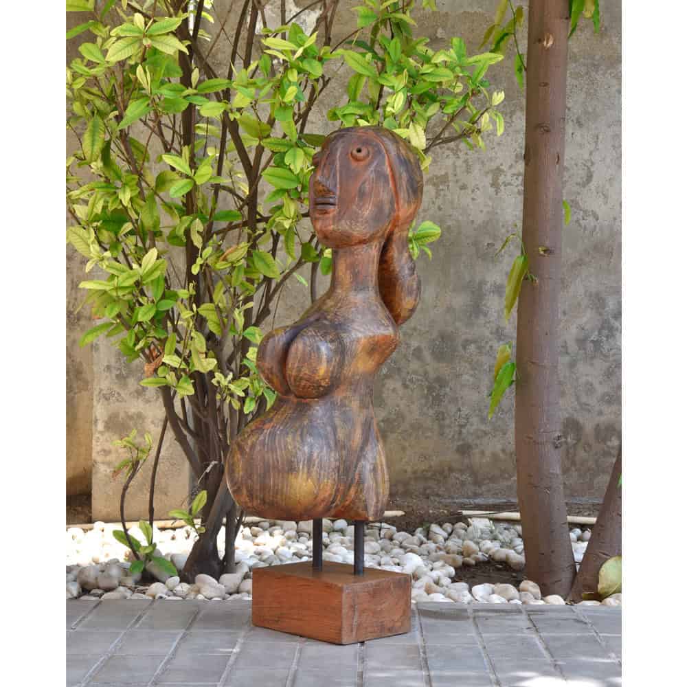 Iconic Piraji Sagara 9 Handcrafted Wooden Sculpture